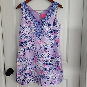 Lilly Pulitzer Trunks in the Air Engineered Ronnie Dress / Romper Size 4 Purple